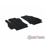 Original Gledring Passform Fußmatten Gummimatten 2 Tlg. - Fiat Fiorino 07->